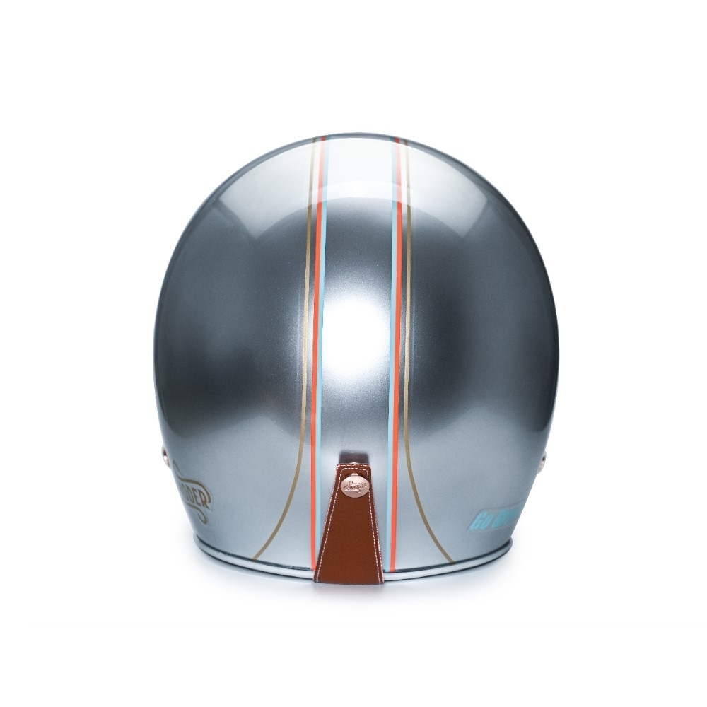 MODER  JONES 瓊斯 不老騎士聯名公益帽 亮光星空銀 3/4罩 復古帽