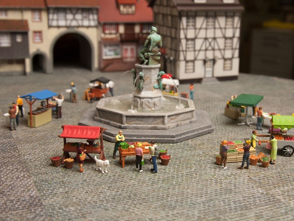 Noch 16230 HO scale Coffee Stall