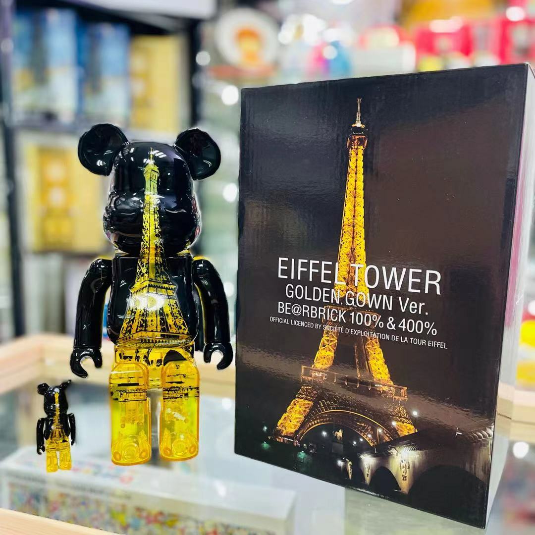 Cダメージの強い商品BE@RBRICK 100% TOKYOTOWER EIFFELTOWER - その他