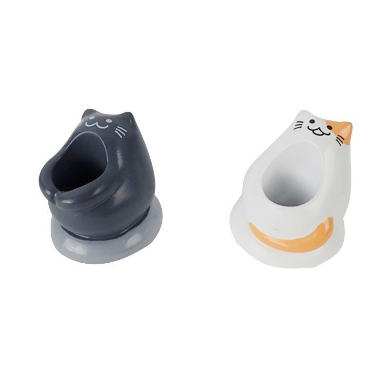 貓咪造型牙刷架