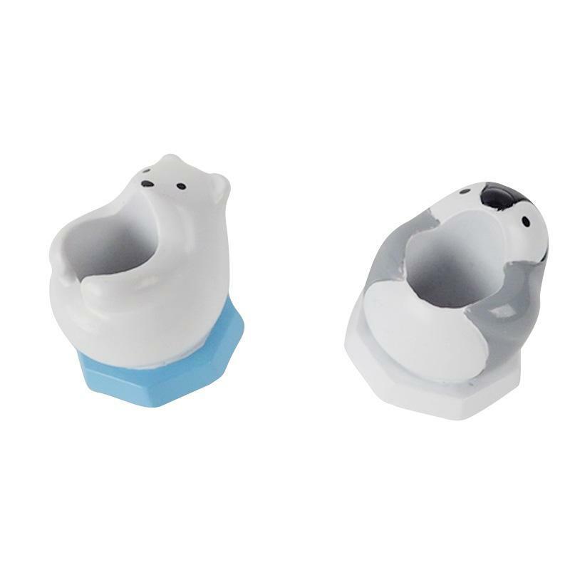 北極熊企鵝造型牙刷架