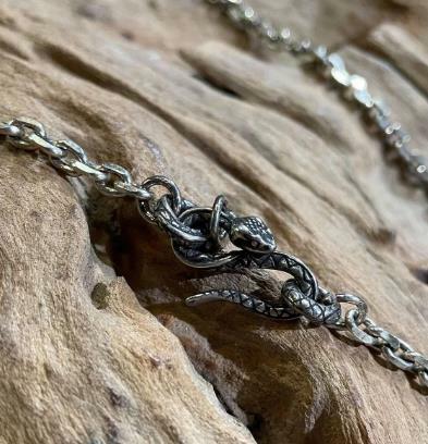 *Black Venom Jewelry- Posion  純銀蛇勾。