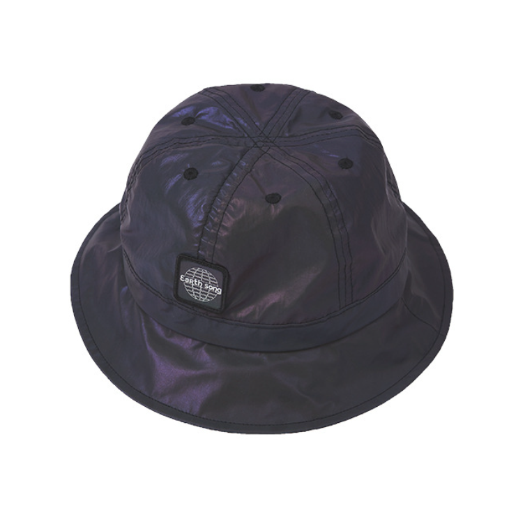 【HTIN005】反光設計地球標誌軟頂漁夫帽