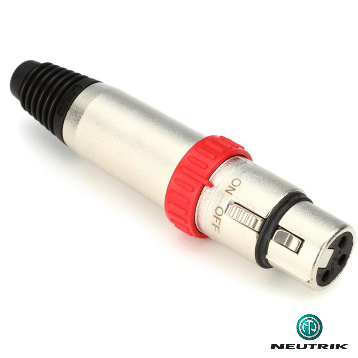 Neutrik NC3 FXS XLR on-off開關平衡鍍金/麥克風 母頭