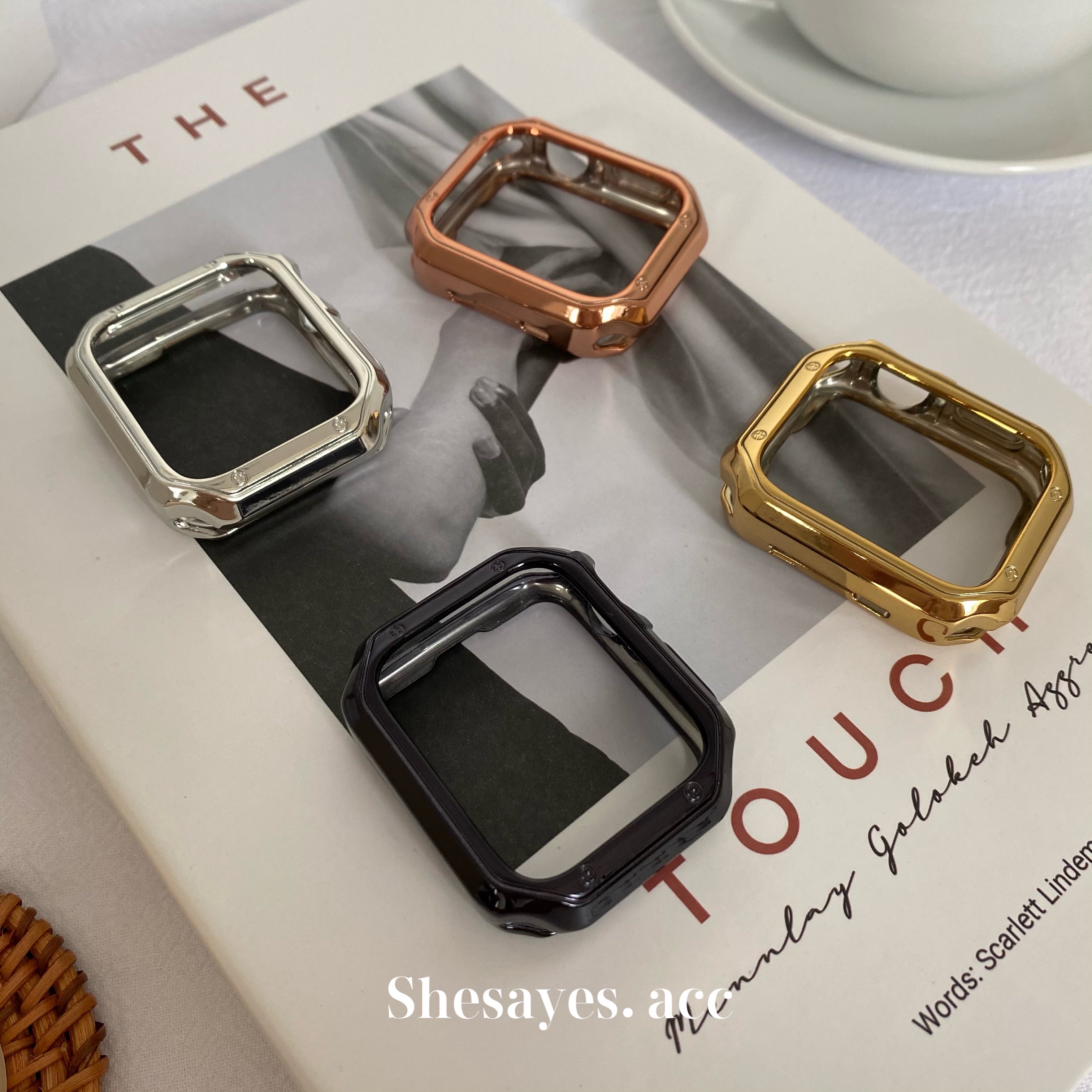 APPLE WATCH亮面軟殼保護殼