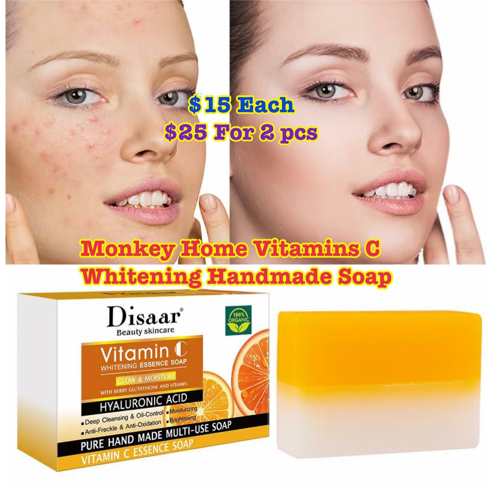 Monkey Home Vitamins C Whitening Handmade Soap