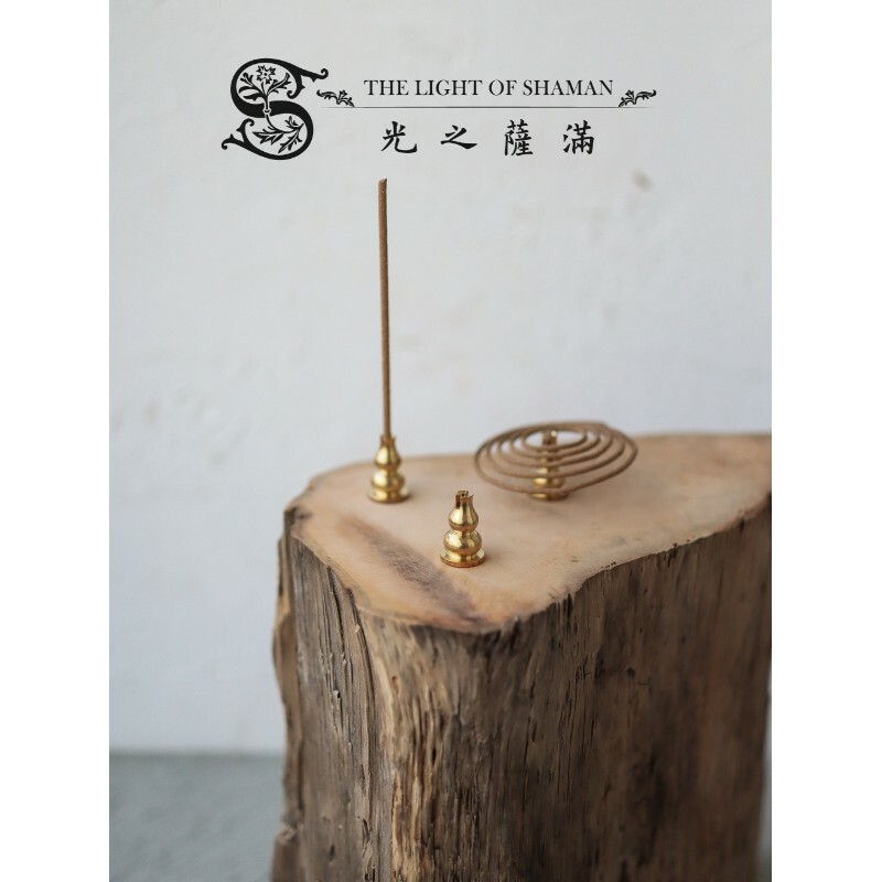 迷你系列 創意日式水滴香插 葫蘆（可插賣場自製線香，環香）