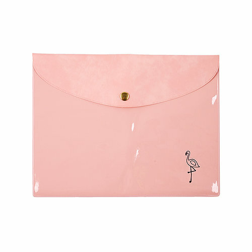 日本 午睡動物 A5收納袋 紅鶴