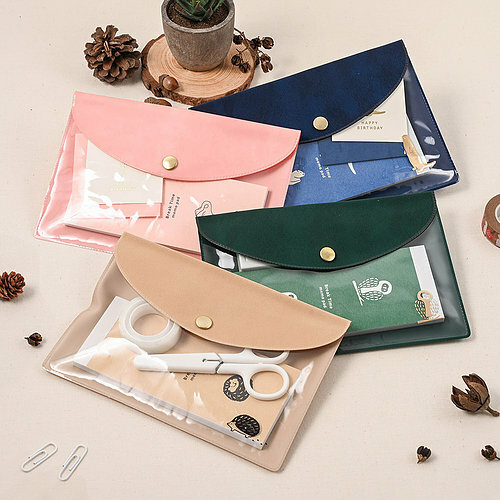 日本 午睡動物 A6收納袋(小) 貓頭鷹