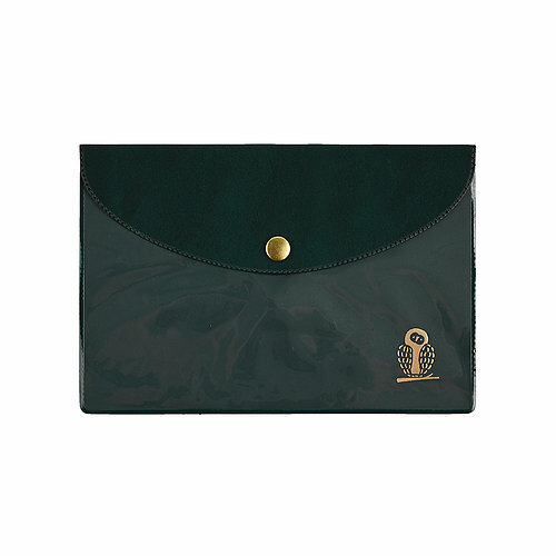 日本 午睡動物 A6收納袋(小) 貓頭鷹