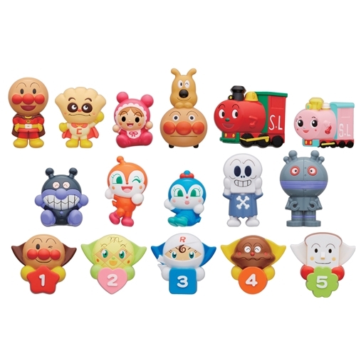 麵包超人吸盤玩具套裝