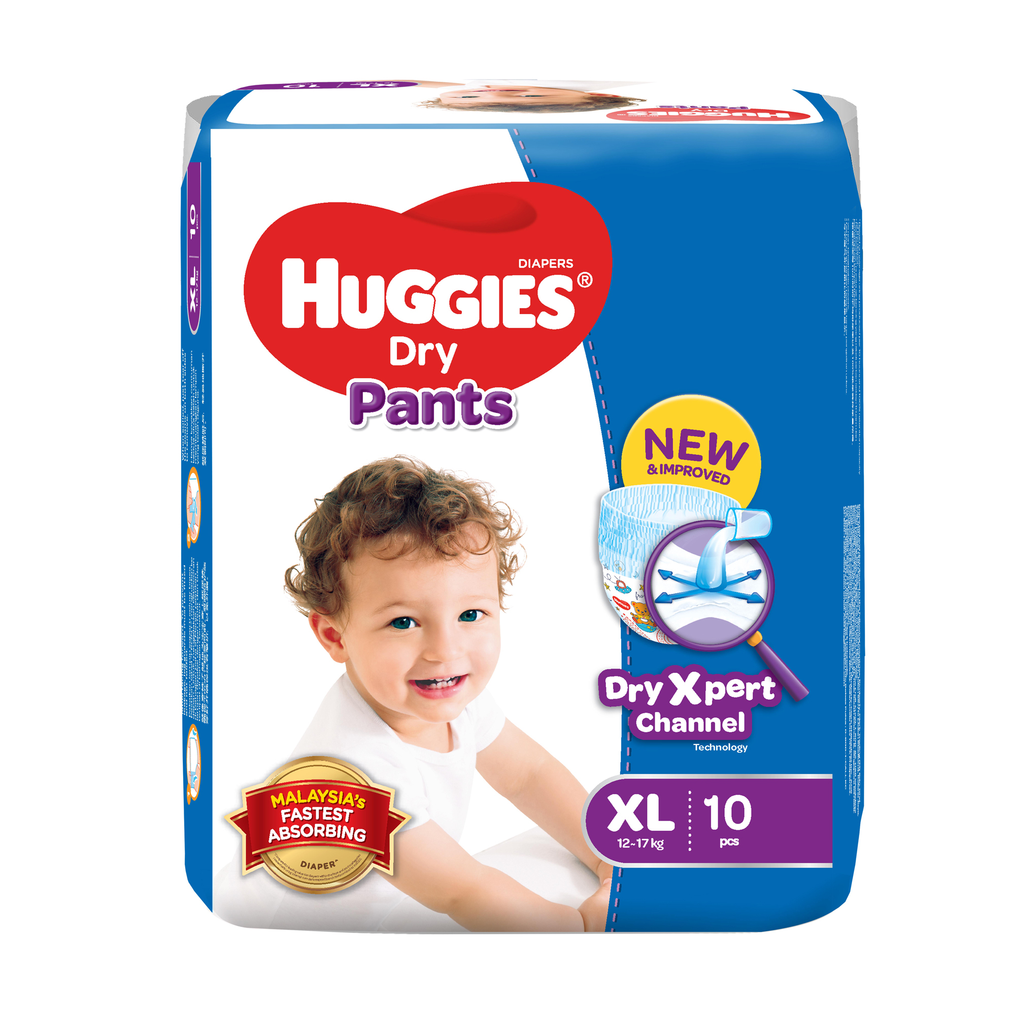 Tã quần Huggies Dry Pants (L, 9-14kg, 38 miếng) giá tốt