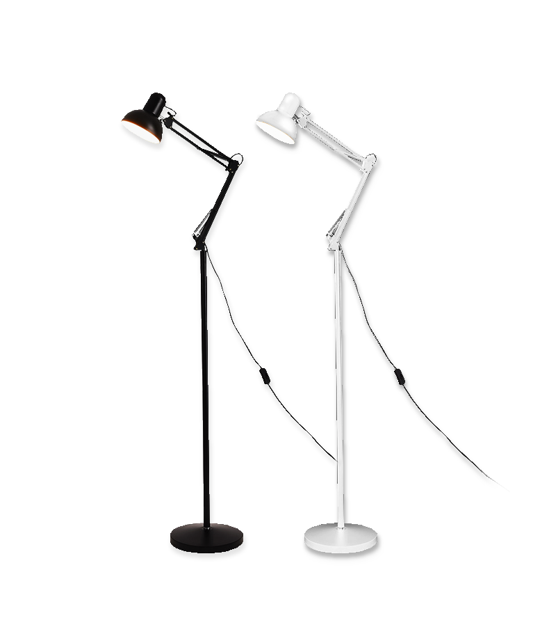 美式 折疊落地立燈 E27檯燈 立燈 (需加購燈泡)