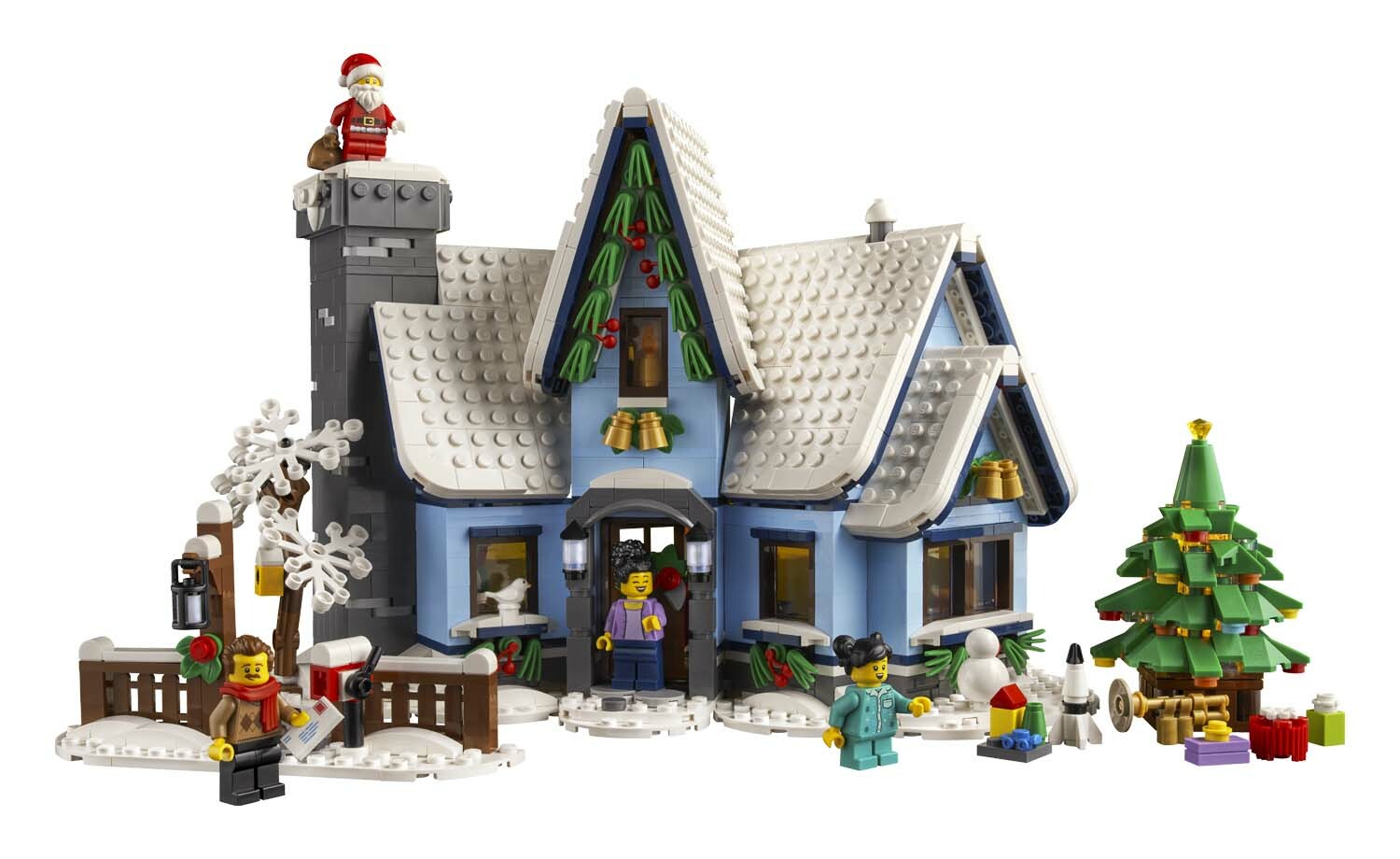 [飛米樂高積木磚賣店] LEGO 10293 Creator Expert 聖誕老人來訪