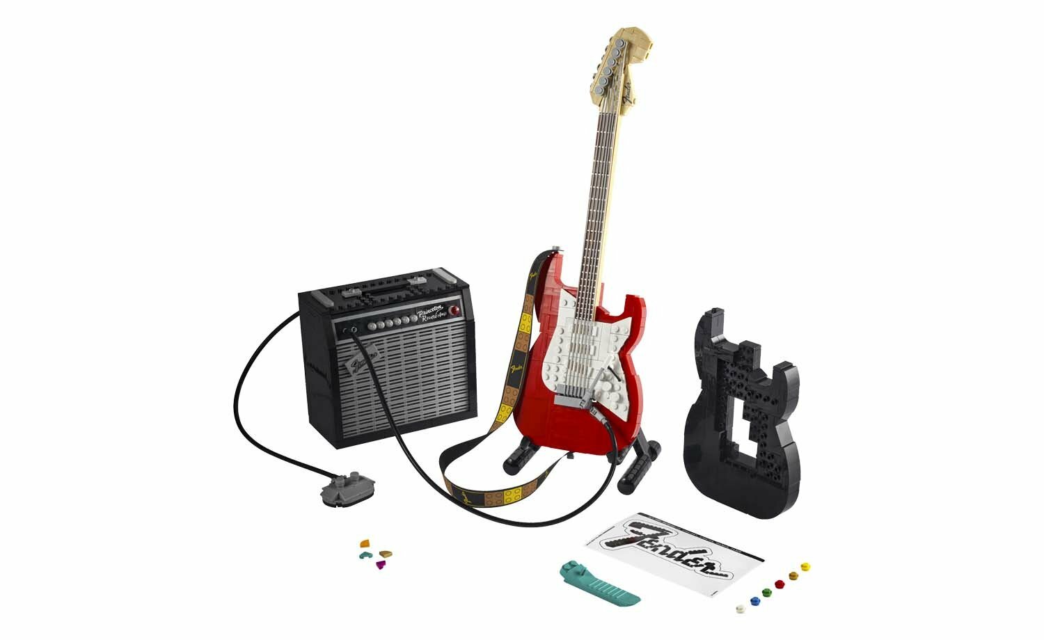 [飛米樂高積木磚賣店] LEGO 21329 ＩＤＥＡＳ系列  Fender® Stratocaster™