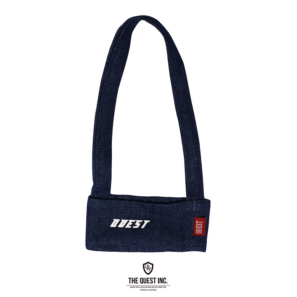 【車庫服飾 】QUEST DENIM SLEEVE - 單寧杯套(字體款)