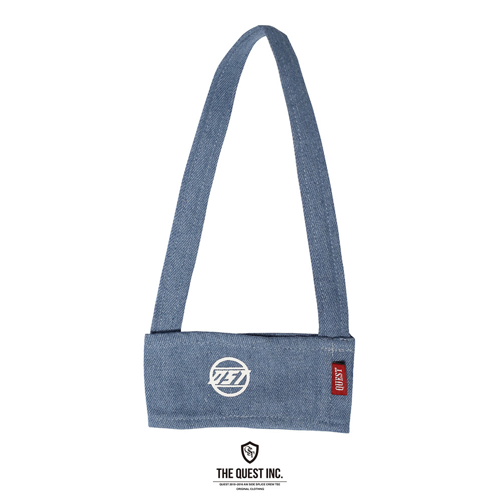 【車庫服飾 】QUEST DENIM SLEEVE(圓LOGO款)