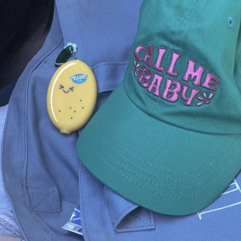 韓國代購> CALL ME BABY BALL CAP