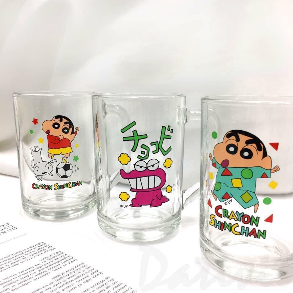台灣 蠟筆小新米魯玻璃杯 441ml