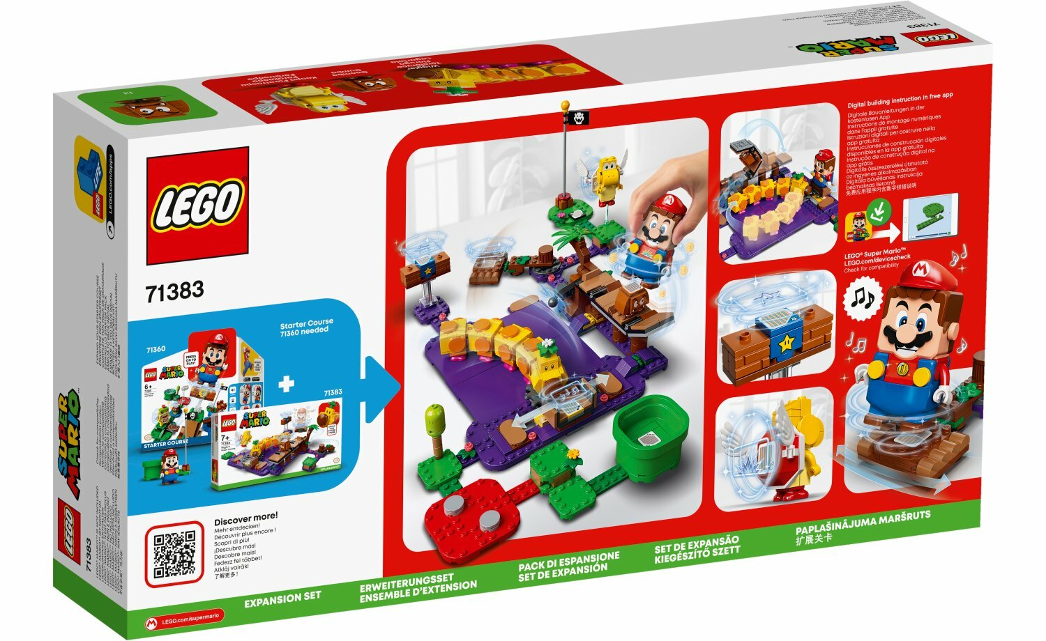 [飛米樂高積木磚賣店] LEGO 71383 Mario 花毛毛的毒沼澤