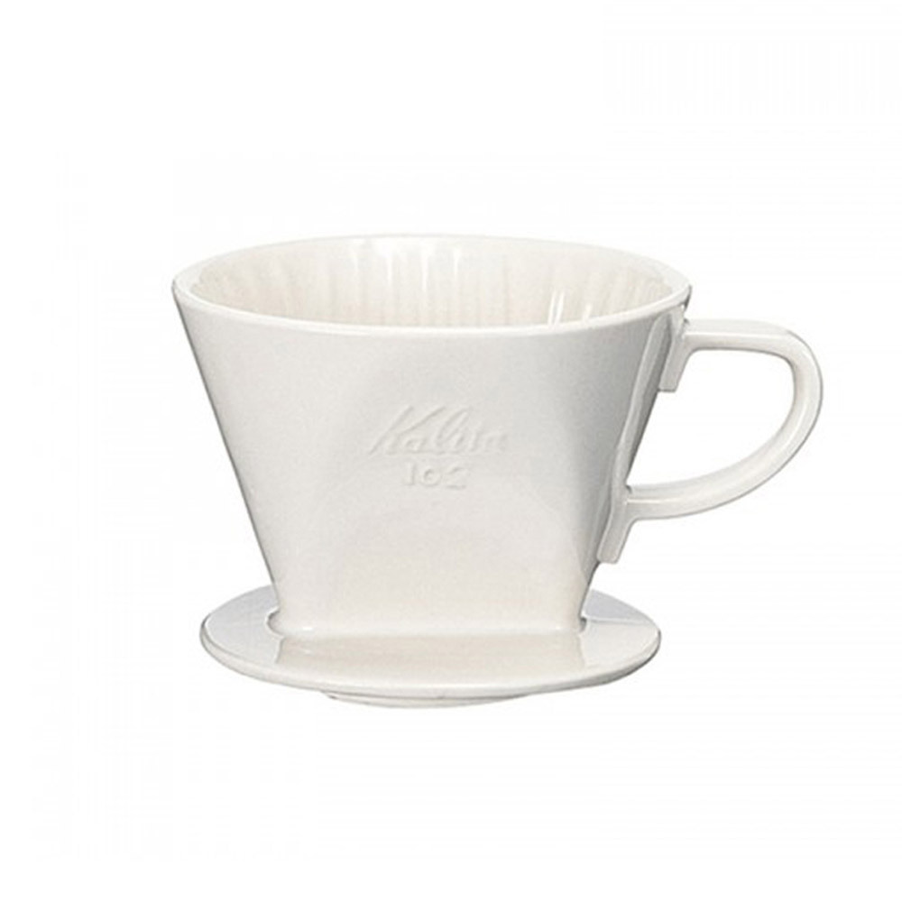 Kalita 陶瓷咖啡濾杯 2-4人份 102-Lotto (白色)