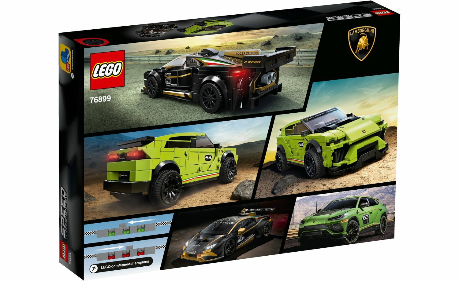 [飛米樂高積木磚賣店] LEGO 76899 藍寶堅尼ST-X & EVO