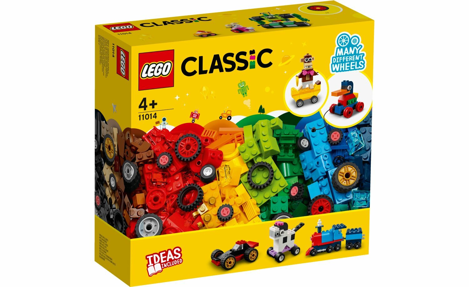 [飛米樂高積木磚賣店] LEGO 11014 Classic-樂高® 顆粒與輪子