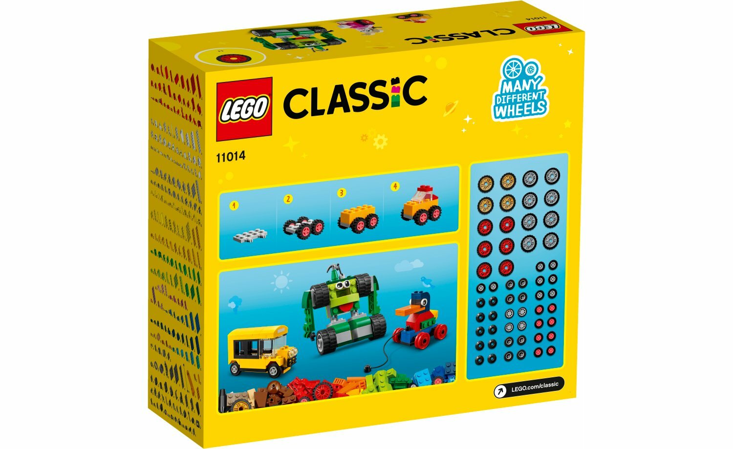 [飛米樂高積木磚賣店] LEGO 11014 Classic-樂高® 顆粒與輪子