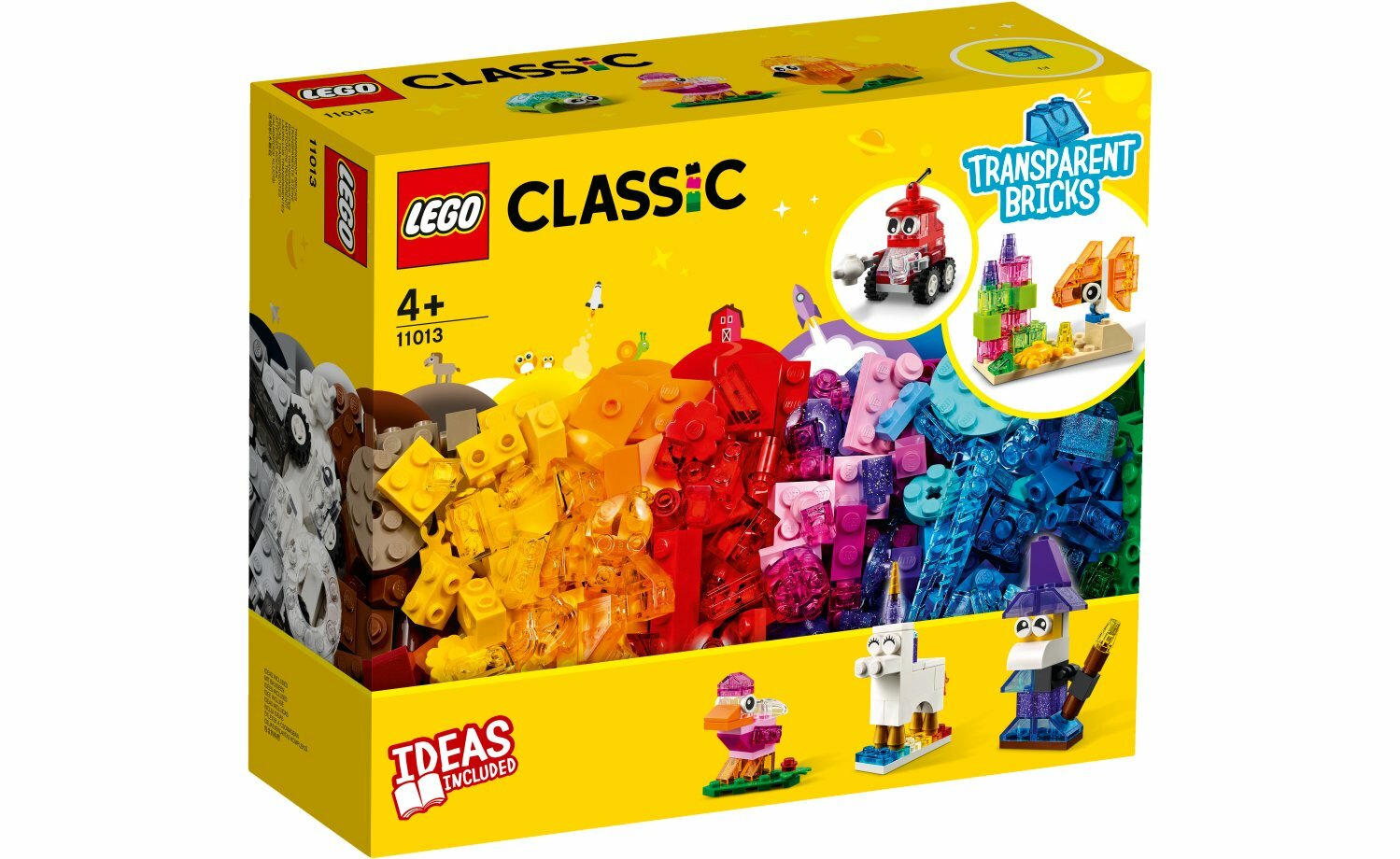 [飛米樂高積木磚賣店] LEGO 11013 Classic-樂高® 創意透明顆粒