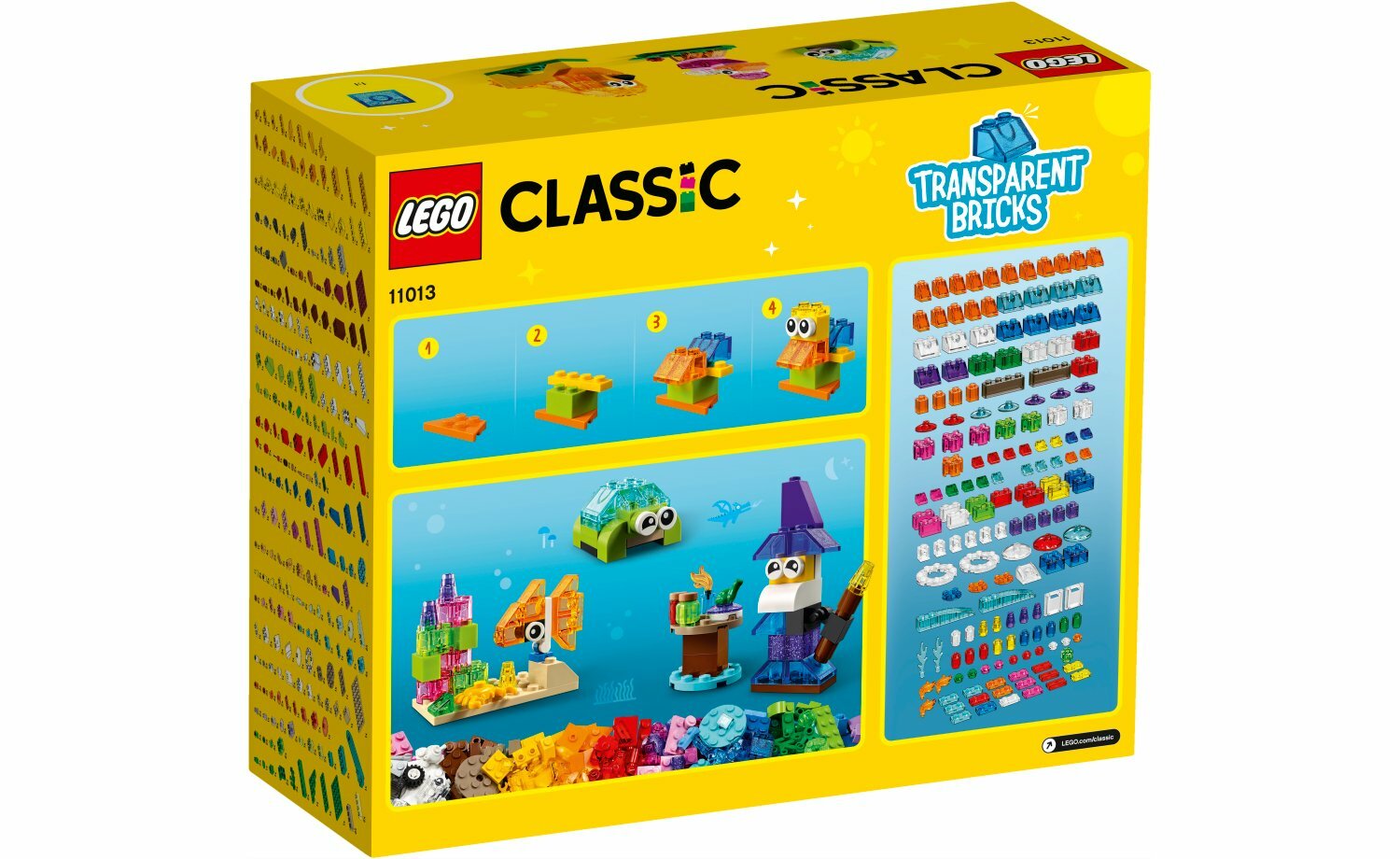 [飛米樂高積木磚賣店] LEGO 11013 Classic-樂高® 創意透明顆粒