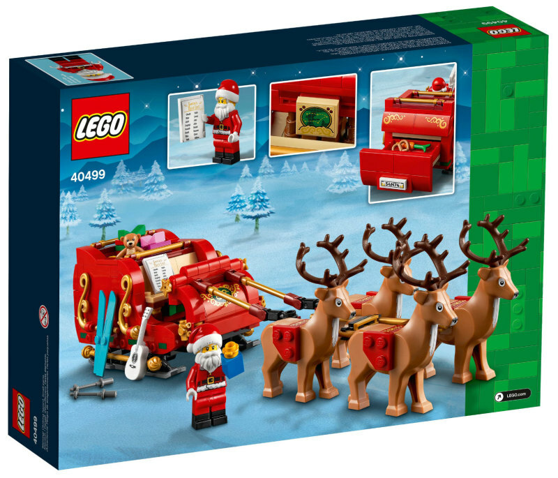 [飛米樂高積木磚賣店] LEGO 40499 BrickHeadz 聖誕老人的雪橇