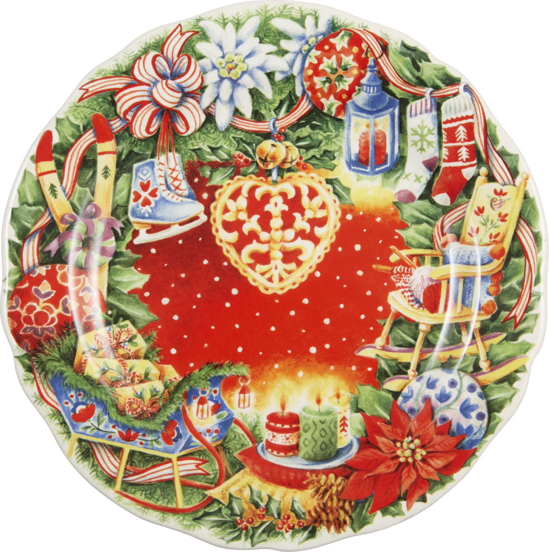 Christmas Fantasy Christmas Plate 2021