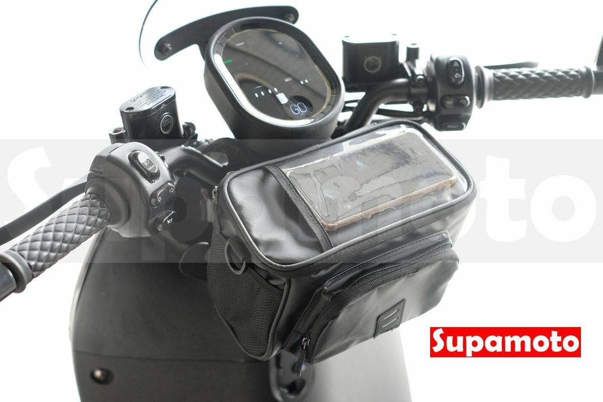 -Supamoto- 車頭包 MG87 圓筒包 檔車 手機架 裸把 通用 改裝 龍頭 保冰 防水 保溫 導航 外送