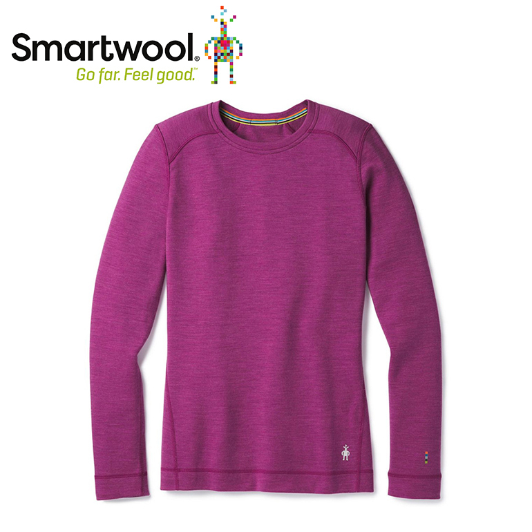 Smartwool 美國 NTS 250羊毛圓領長袖衫 女款 (粉霧紫) 美麗諾/保暖/排汗透氣 12SW224A11