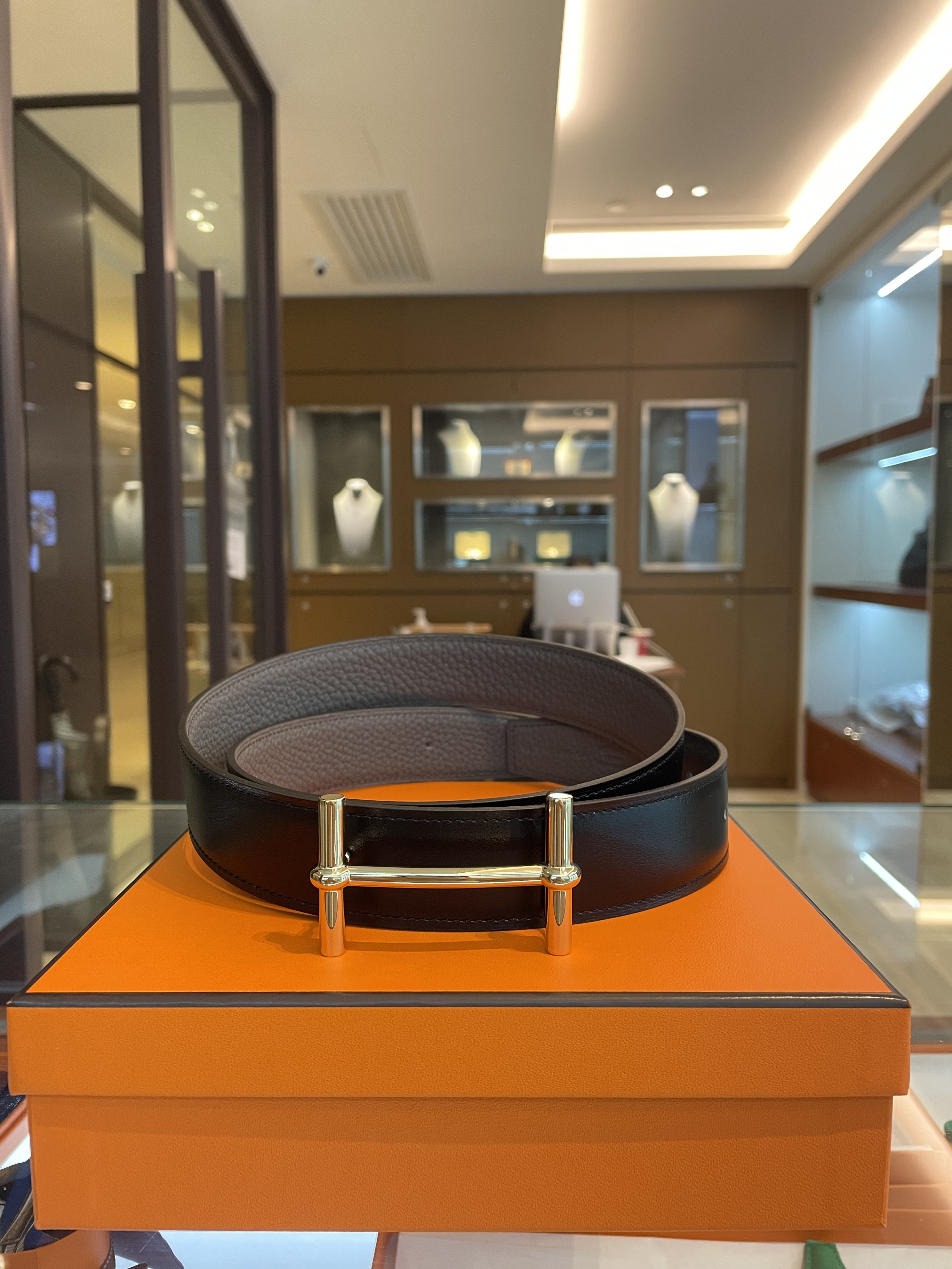 H d'ancre belt 32mm CC (可選擇皮帶顏色及長度)