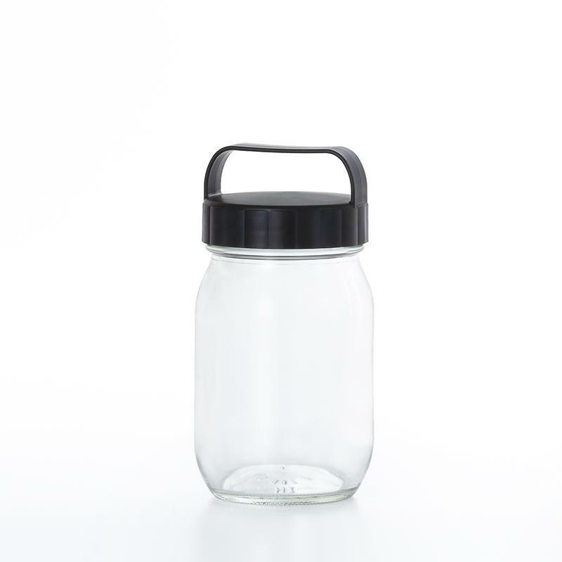 附提把玻璃保存罐/450ml
