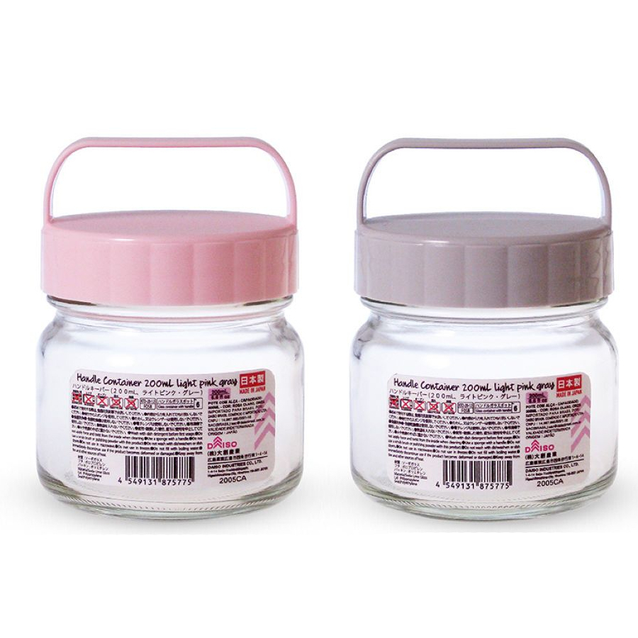 附提把玻璃保存罐/200ml
