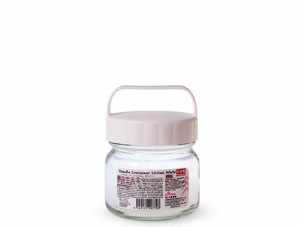 附提把玻璃保存罐/200ml