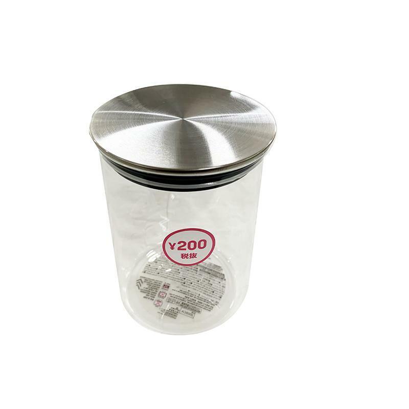 不鏽鋼蓋玻璃保存罐/540ml