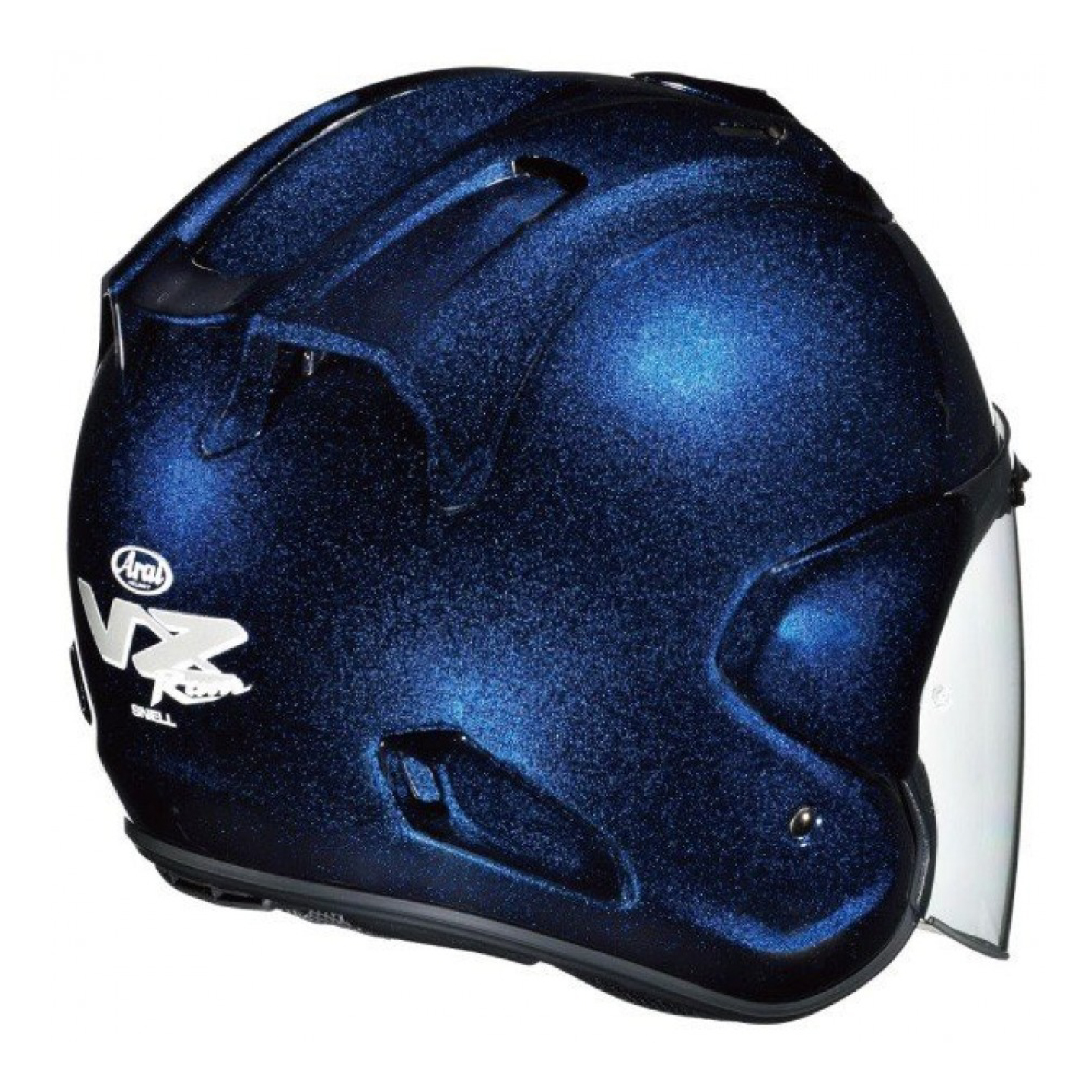 安信騎士｜日本Arai VZ-RAM 素色Glass Blue 半罩安全帽抗噪內襯可拆
