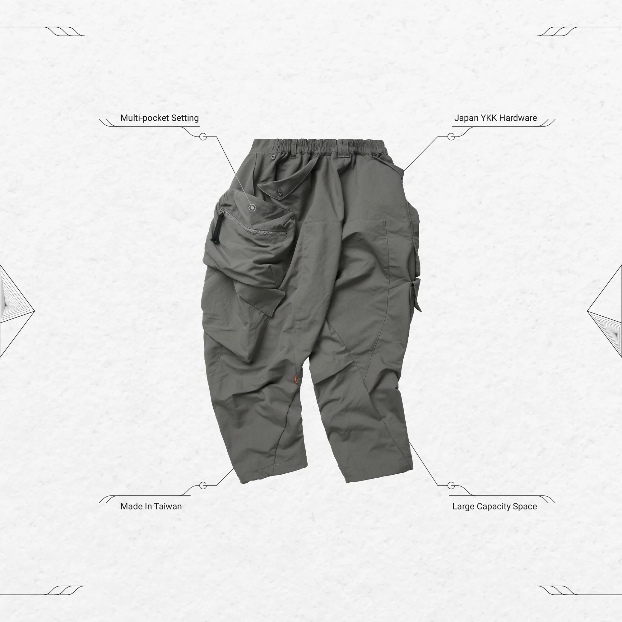 GOOPiMADE Choreutics 3D Utility Pant Shadow | END. (US)