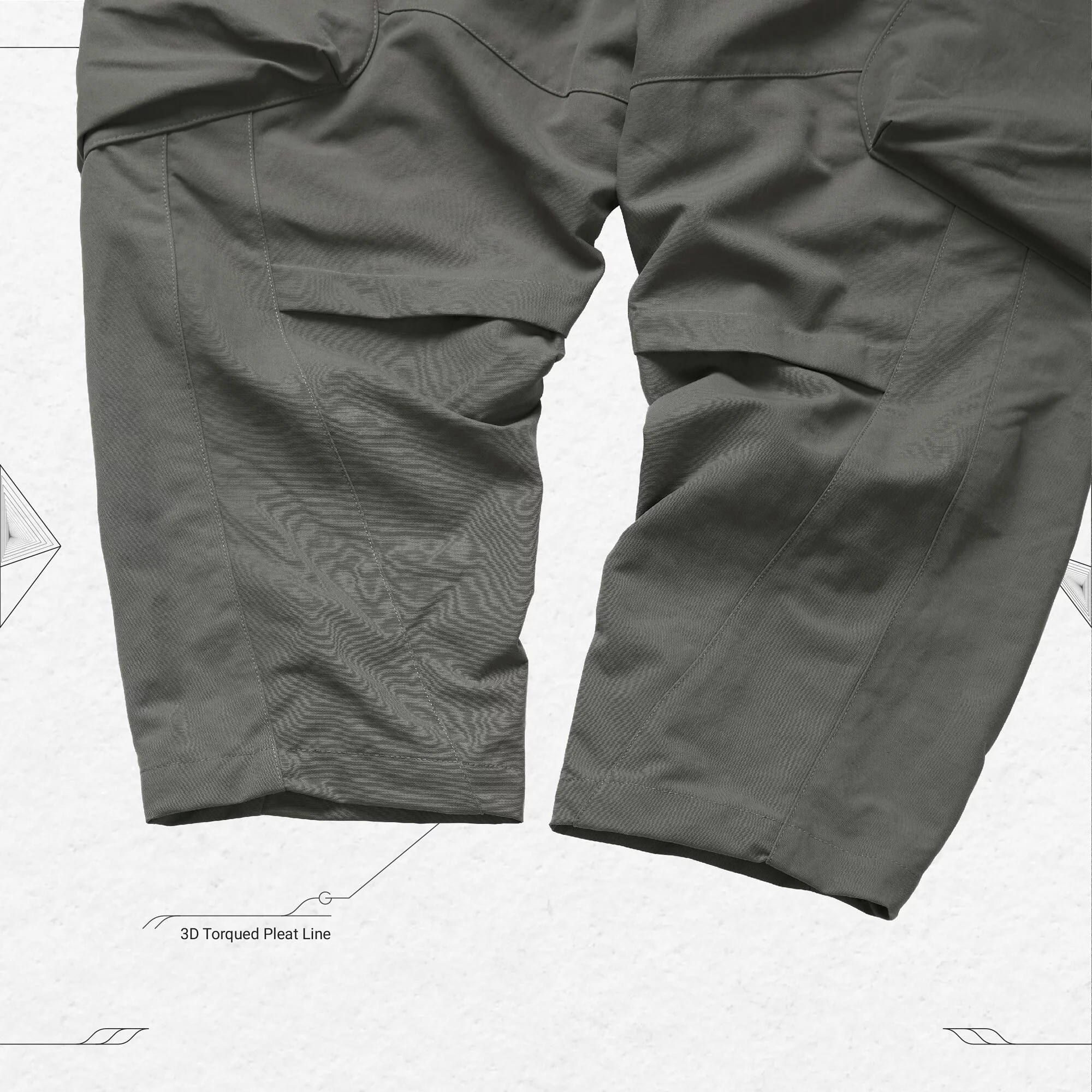 GOOPiMADE® 21 A/W P1.L5S - “Choreutics” 3D Utility Pant