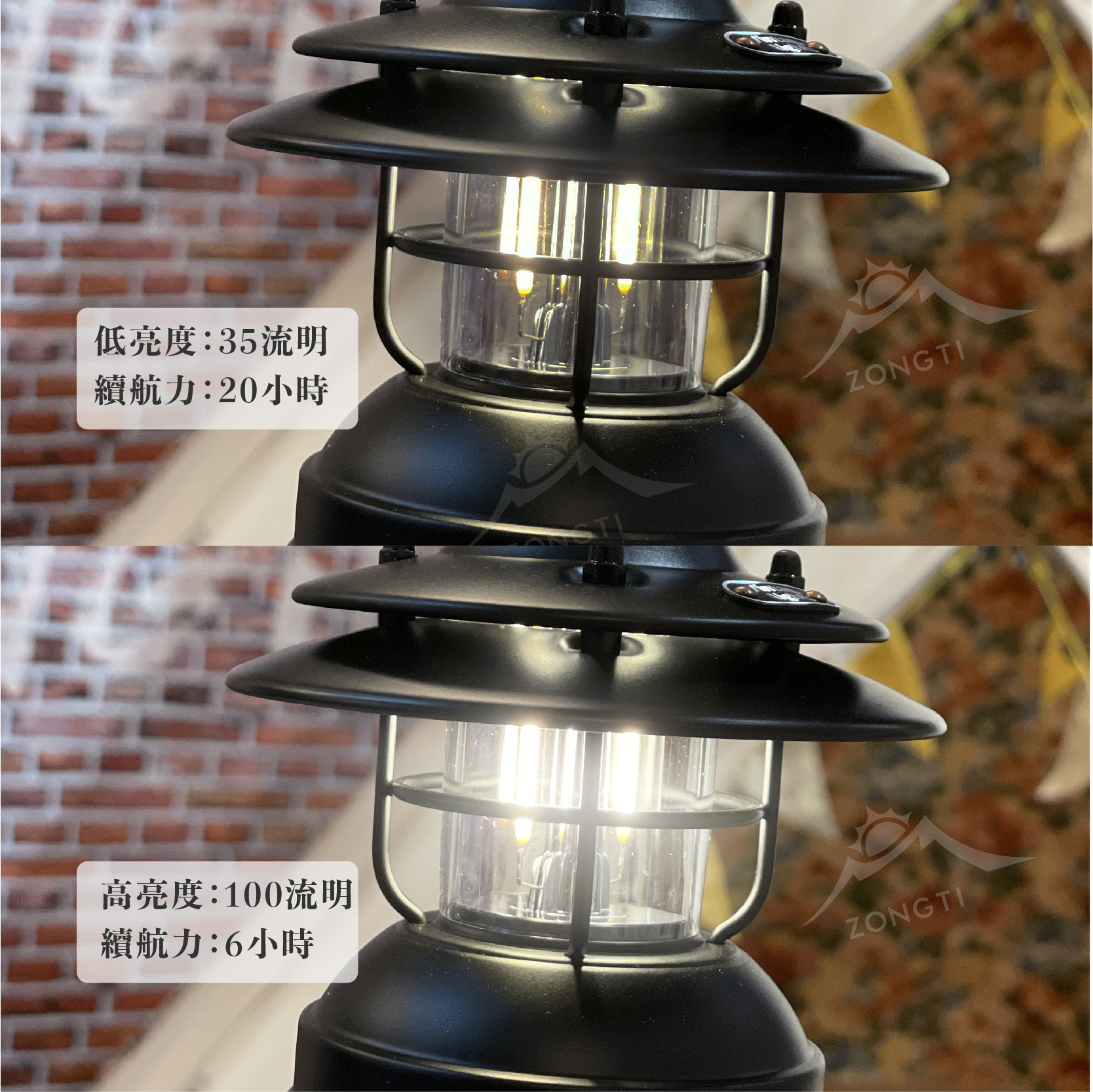 【ZONGTI】復古老燈｜LED Mini Vintage Lantern DB22