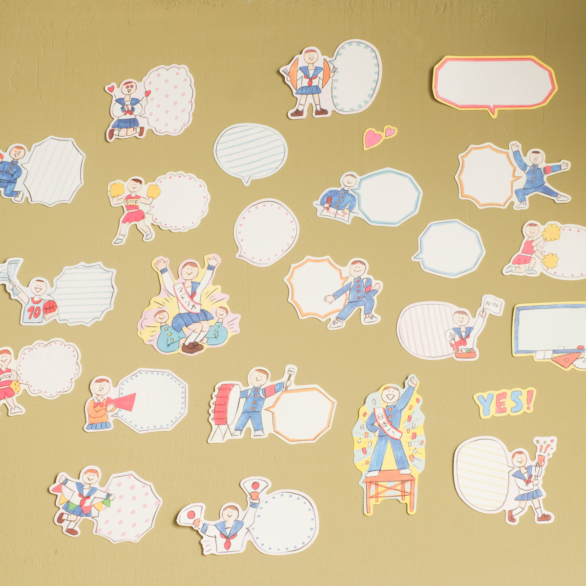 可書寫的萬用貼紙包｜Greeting Life