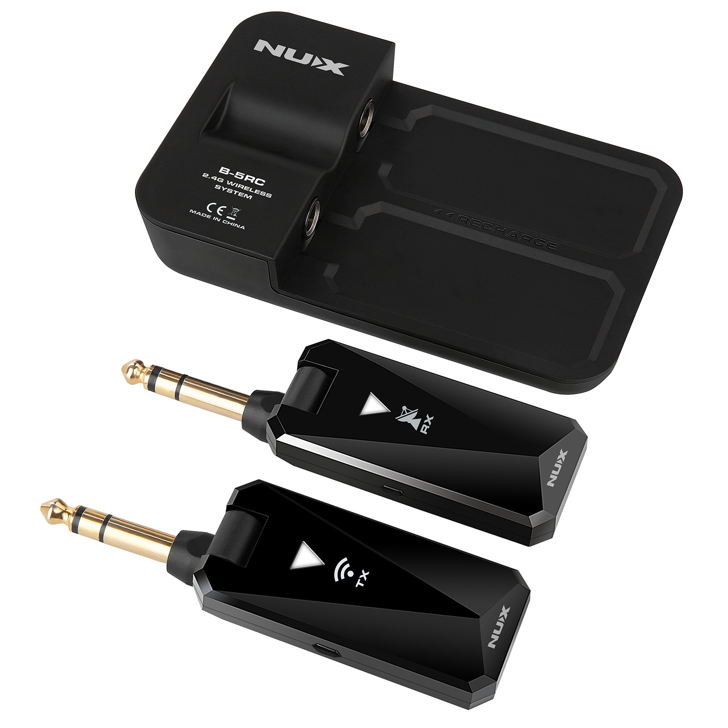 NUX B-5RC 無線吉他系統 無線導線 CABLE 黑色 充電式 樂器線 B5RC