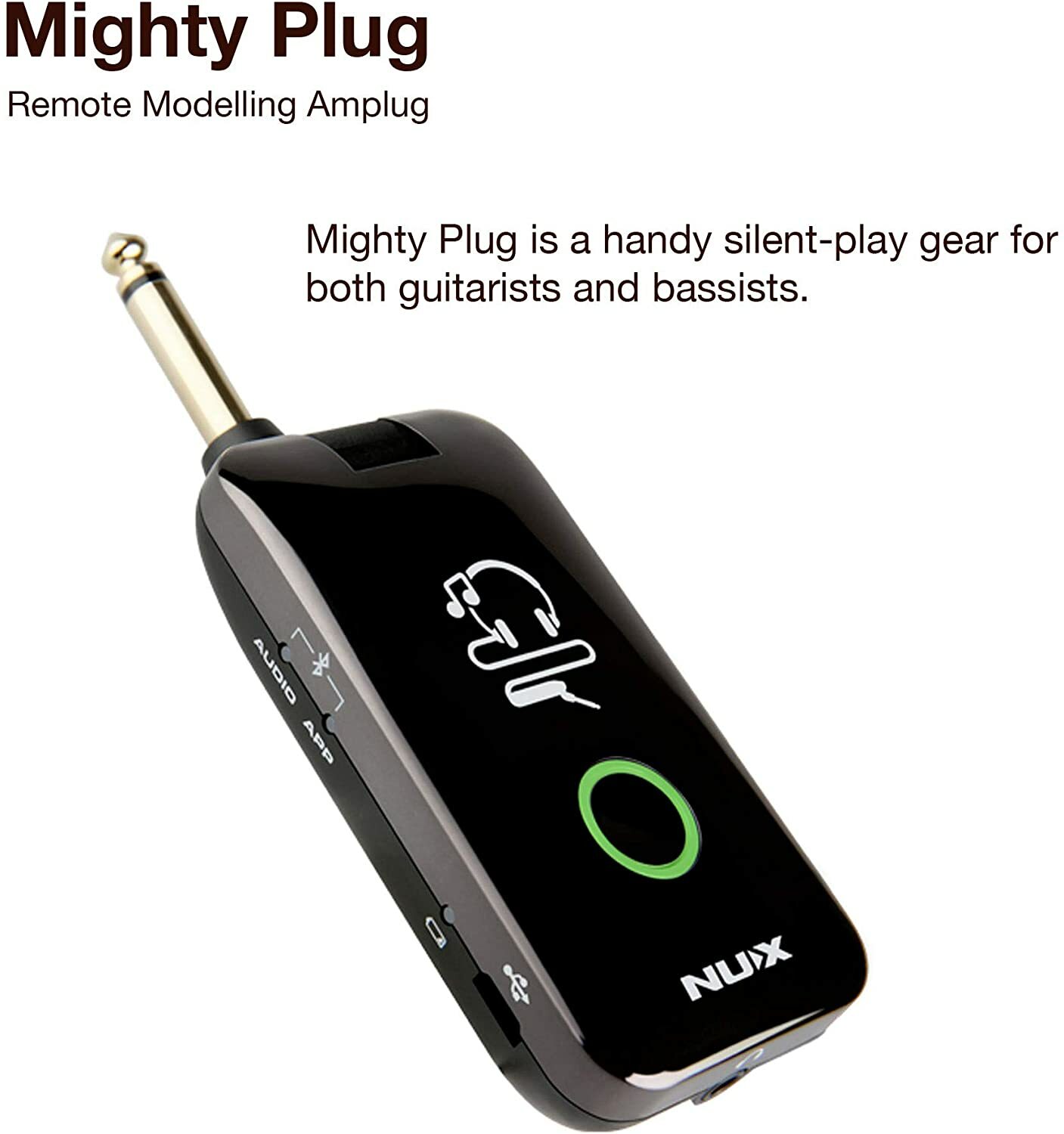 Nux MP-2 吉他/貝斯 藍芽效果器 音箱模擬 靜音練習器 Mighty Plug