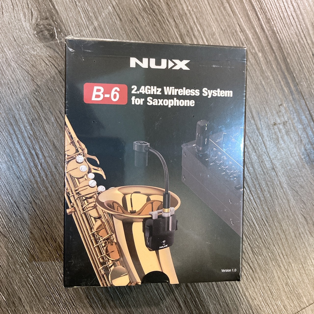 NUX B-6 薩克斯風 無線導線 附充電收納盒 B6 管樂收音麥克風 2.4GHz高頻寬 適用SOPRANO、ALTO、TENOR