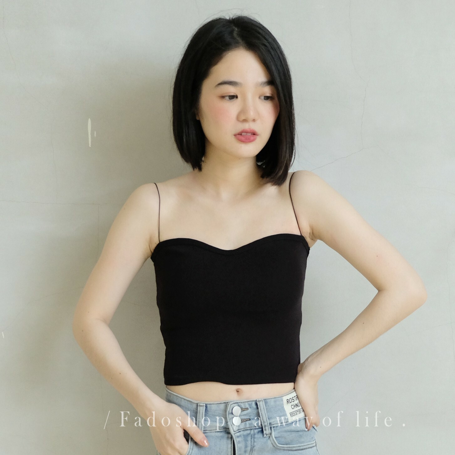 法朵Fado shop｜細肩帶罩杯內搭細肩背心 120C001 五色