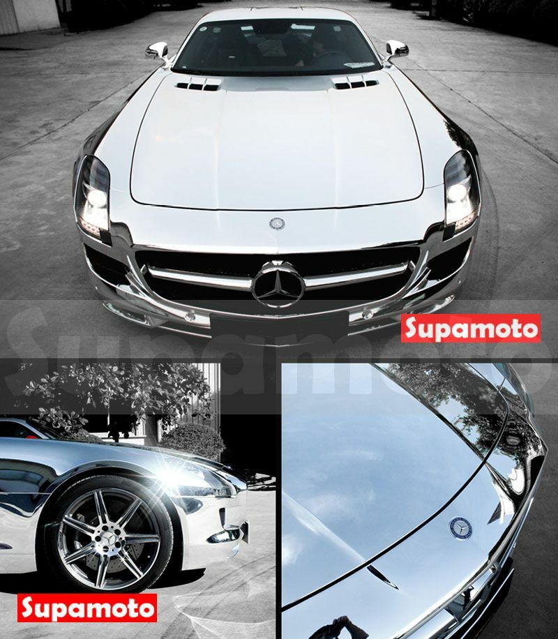 -Supamoto- 電鍍膜 銀色 亮銀 電鍍銀 電鍍 貼膜 改色 改色膜 車身 改裝 汽車 亮面 拉伸