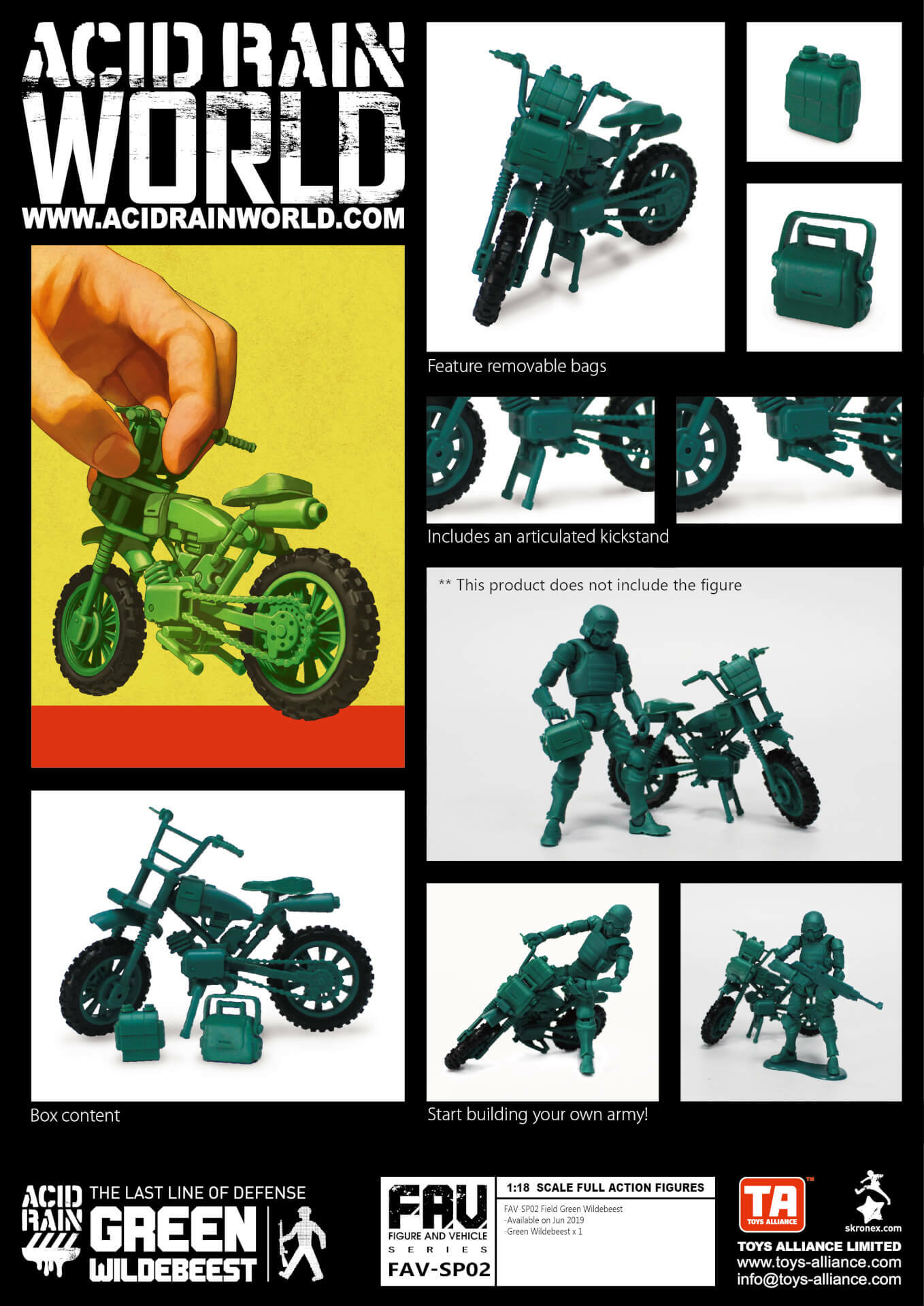 Toys Alliance Acid Rain FAV-SP02 綠兵角馬